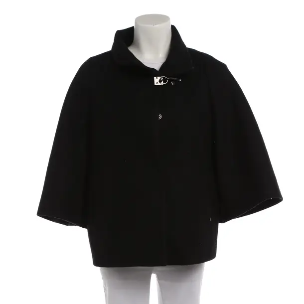 Mid-Season Jacket in Black, Wool, Fay
