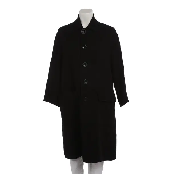 Mid-Season Coat in Black, Viscose, Dsquared