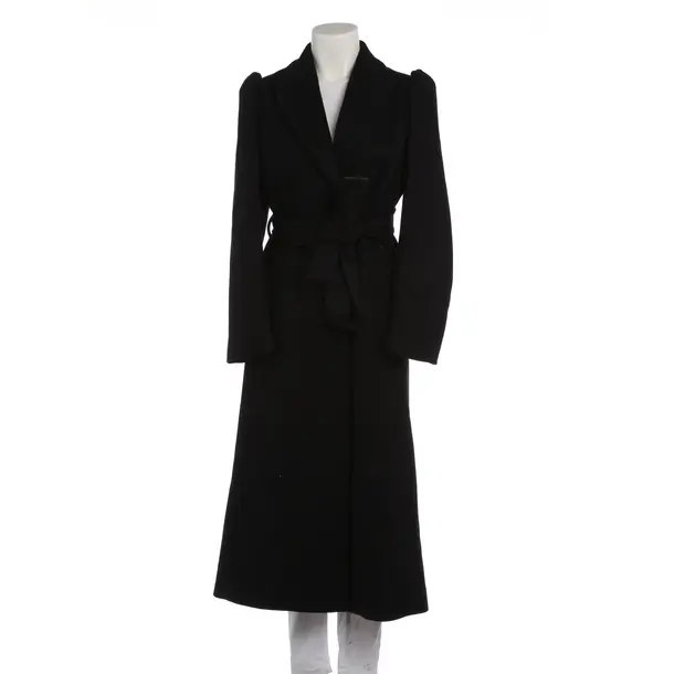 Winter Coat in Black, Wool, Red Valentino