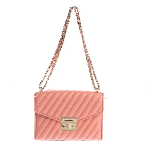 Schultertasche in Rosa, Leder, Michael Kors