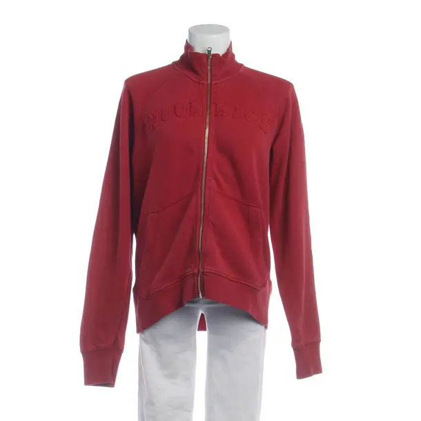 Zip-up Hoodie in Red, Cotton, Woolrich