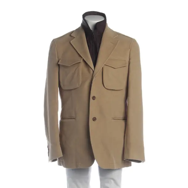 Jacket in White, Cotton, Fay