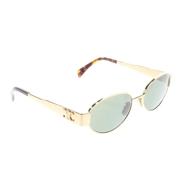 Sonnenbrille, in Gold, Kunststoff / Metall, Céline