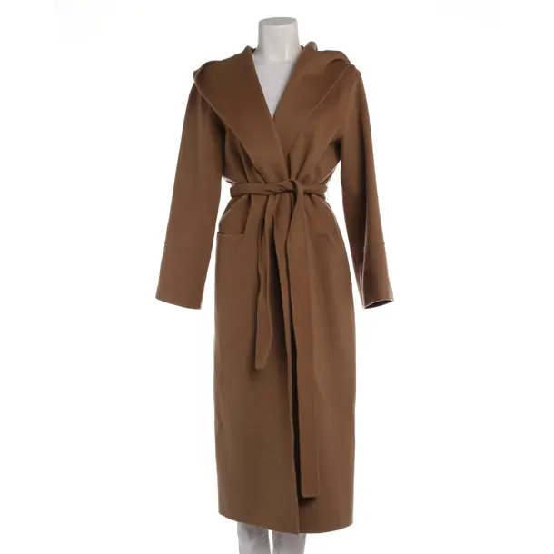 Mid-Season Coat in Brown, Wool, Max Mara