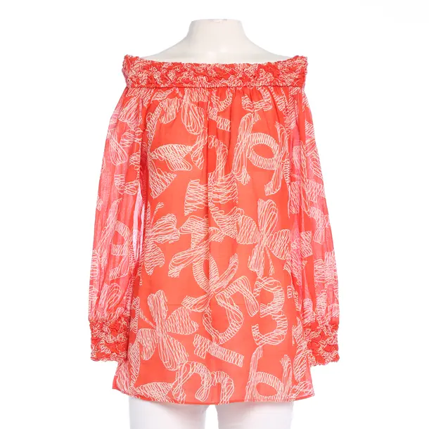Bluse in Rot, Baumwolle, Chanel