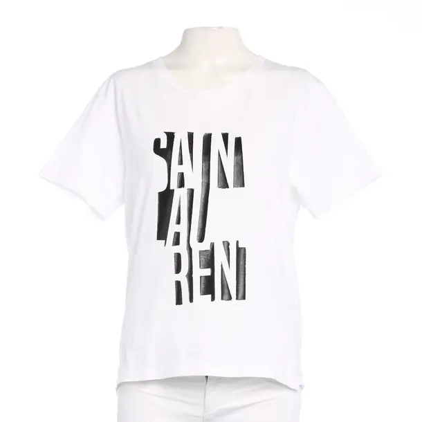 Shirt in Weiß, Baumwolle, Saint Laurent