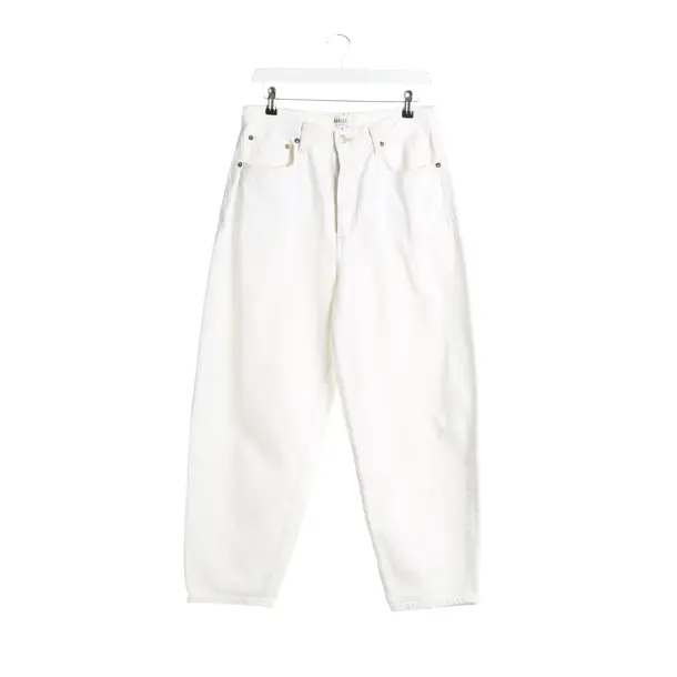 Straight Fit Jeans in White, Cotton, Agolde