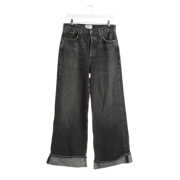 Straight Fit Jeans in Black, Cotton, Agolde