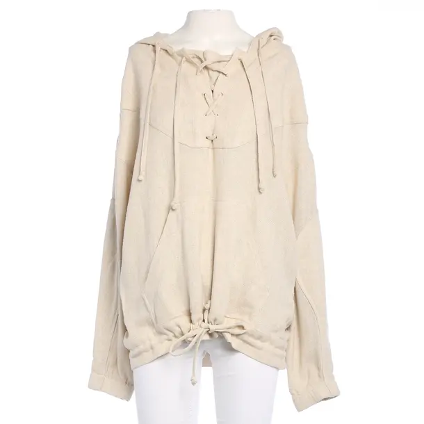 Hoodie in Weiß, Seide, Isabel Marant