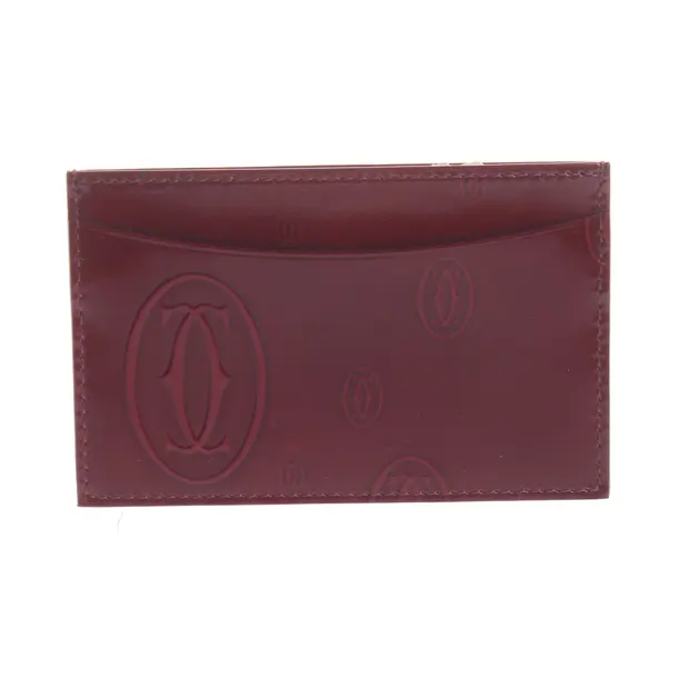 Card Holder in Red, Leather, Cartier