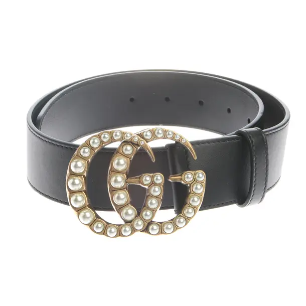 Gürtel in Schwarz, Leder, Gucci