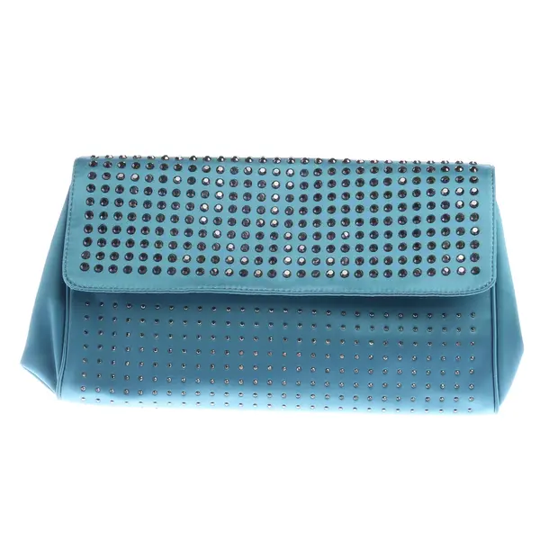 Clutch in Blau, Polyester, Stella McCartney