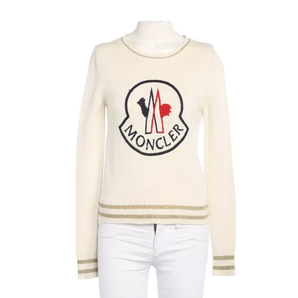 Jumper, in Beige, Wool, Moncler