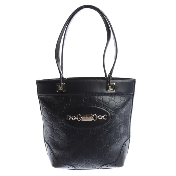 Handtasche in Schwarz, Leder, Gucci