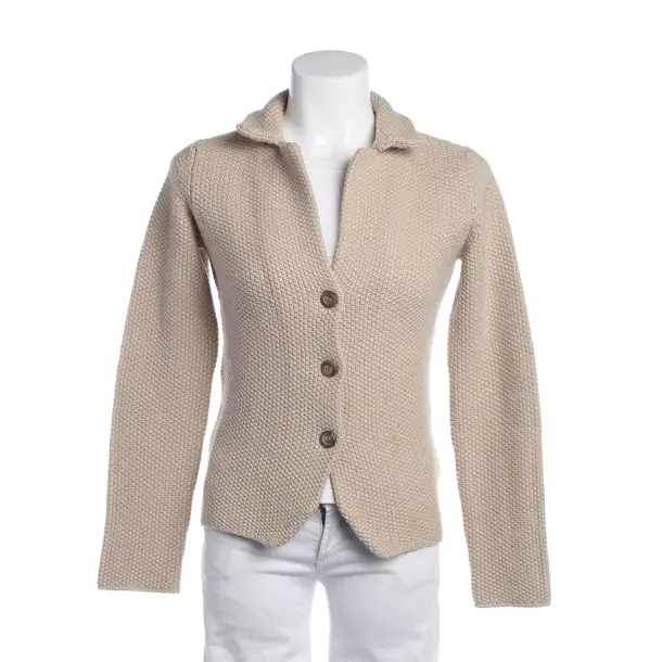 Cardigan, in Beige, Lana, Fabiana Filippi