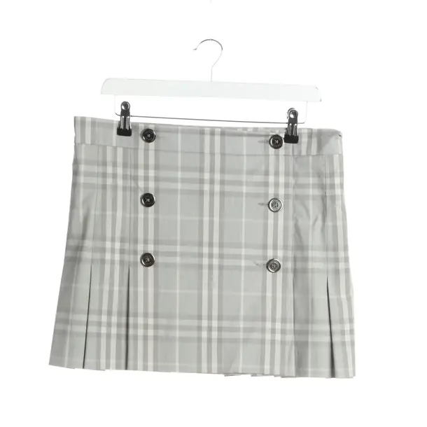 Rock in Grau, Baumwolle, Burberry