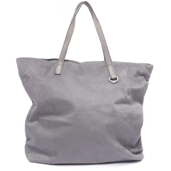 Schultertasche, in Grau, Leder, Liebeskind Berlin