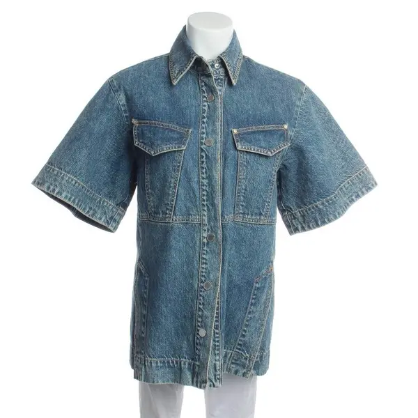 Jeansbluse in Blau, Baumwolle, Ellery