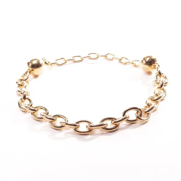 Kette in Metallic, 925er Sterling Silber, Bottega Veneta