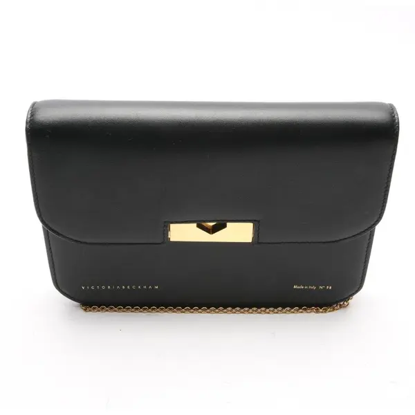 Shoulder Bag in Black, Polyurethane, Victoria Beckham