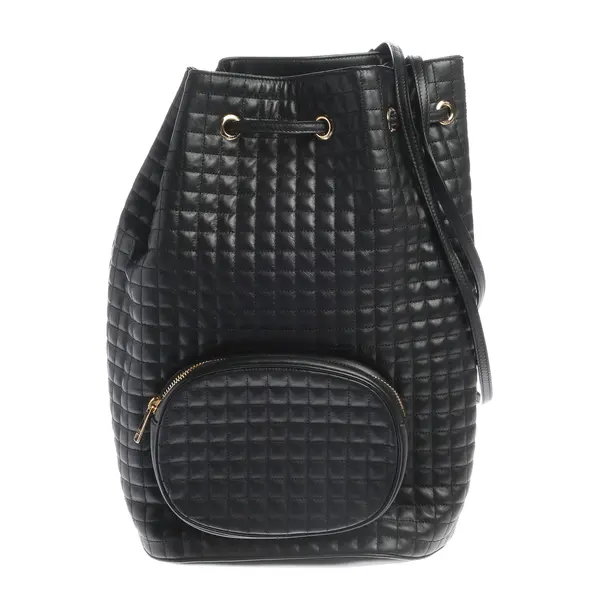 Backpack in Black, Leather, Céline