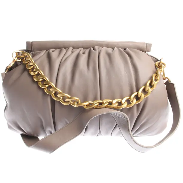 Shoulder Bag in Brown, Leather, Les Visionnaires