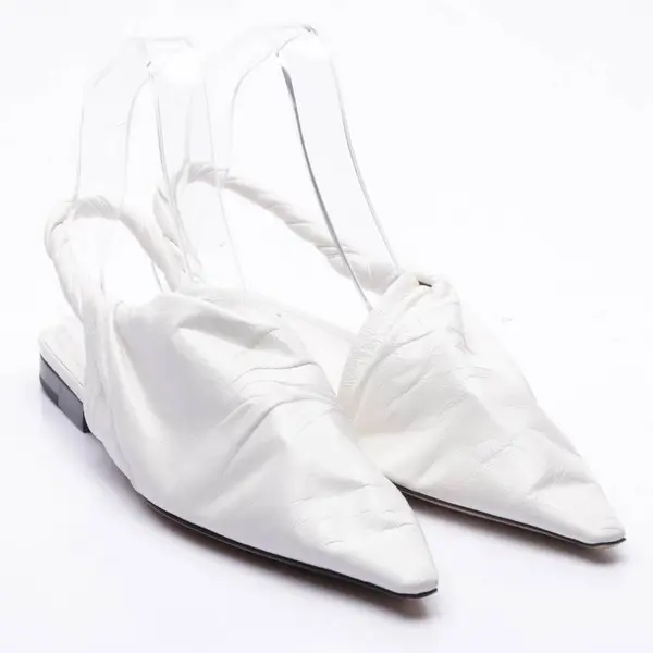Slingbacks in Weiß, , Bottega Veneta