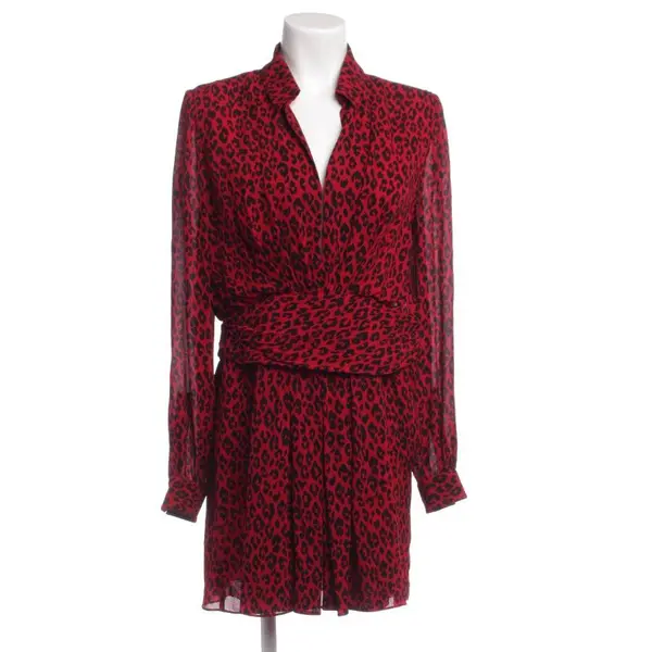 Cocktailkleid in Rot, Viskose, Saint Laurent