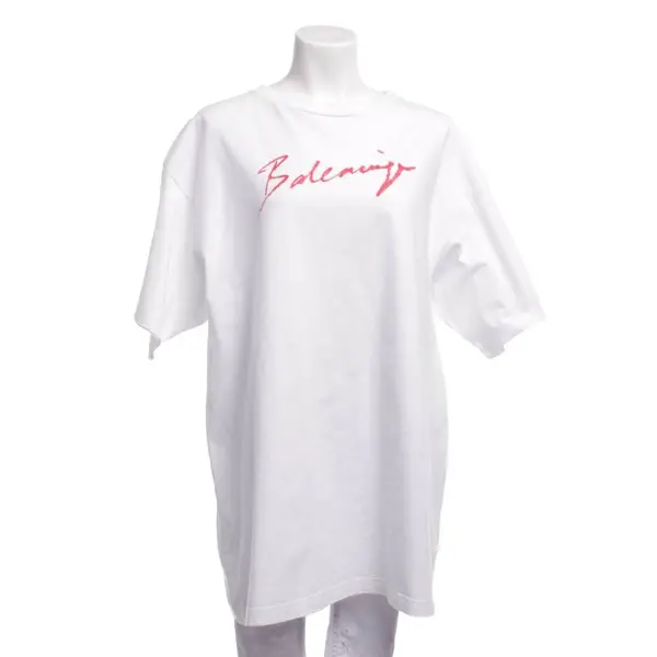Shirt in Weiß, Baumwolle, Balenciaga
