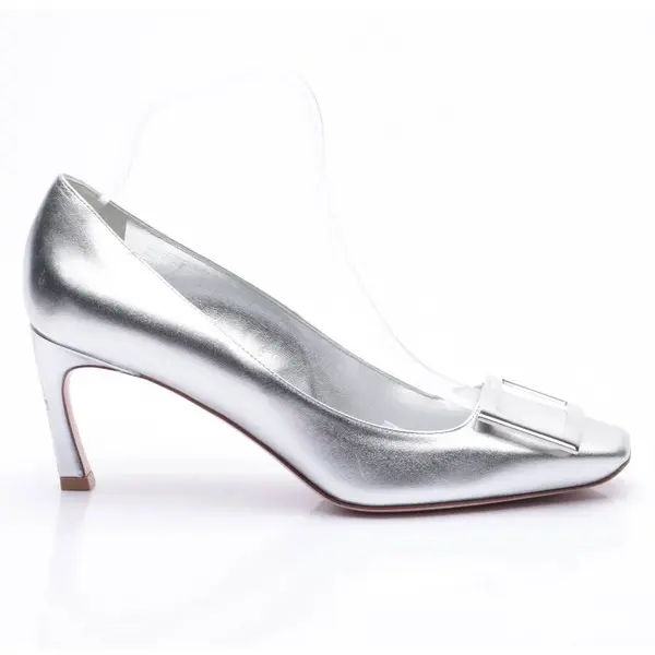 Pumps in Metallic, , Roger Vivier