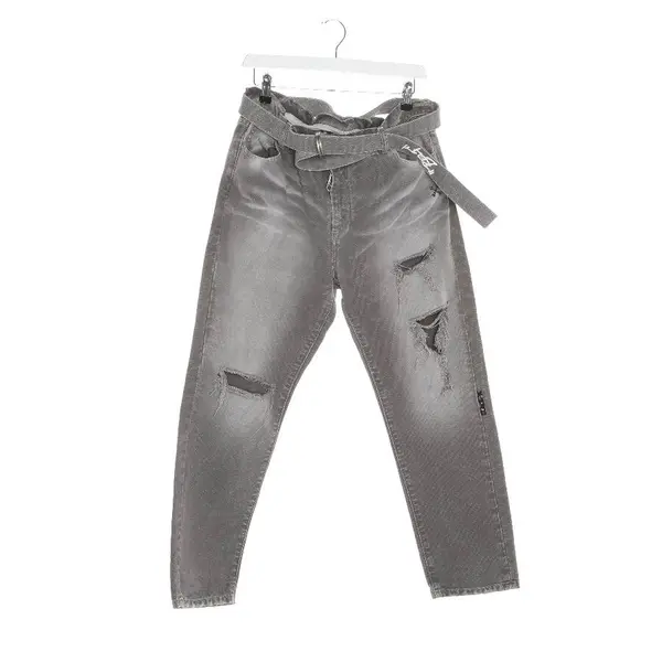 Jeans Skinny in Grau, Baumwolle, Off-White