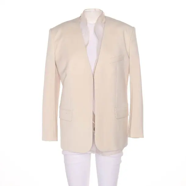 Blazer, in Beige, Lana, Basso classico