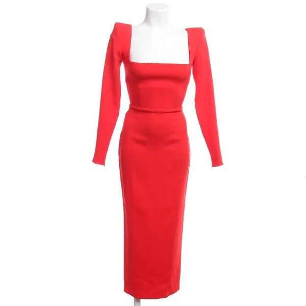 Cocktail Dress in Red, Polyester, Alex Perry