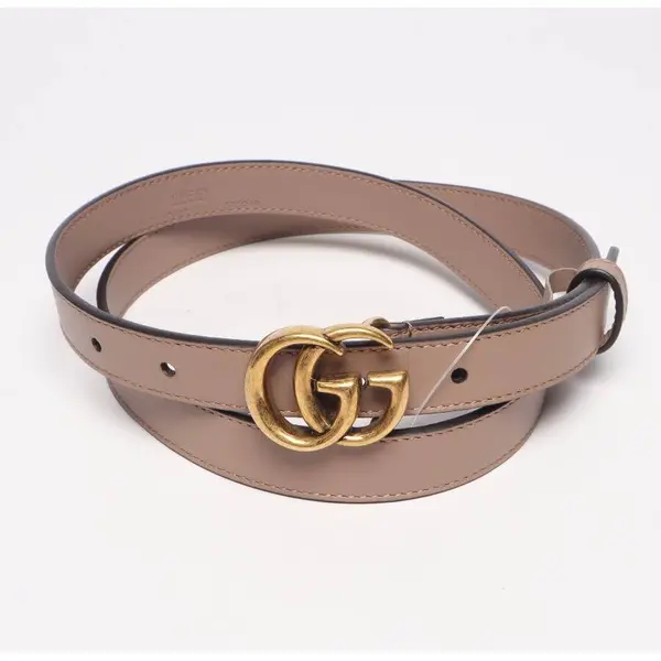 Belt in White, Leather, Gucci