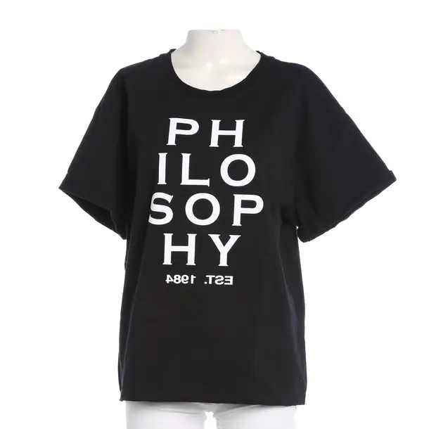 Shirt, in Schwarz, Baumwolle, Philosophy di Lorenzo Serafini