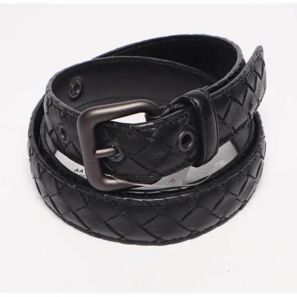 Gürtel in Schwarz, Leder, Bottega Veneta