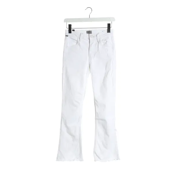 Jeans Flared, in White, Cotton, Citizens of Humanity