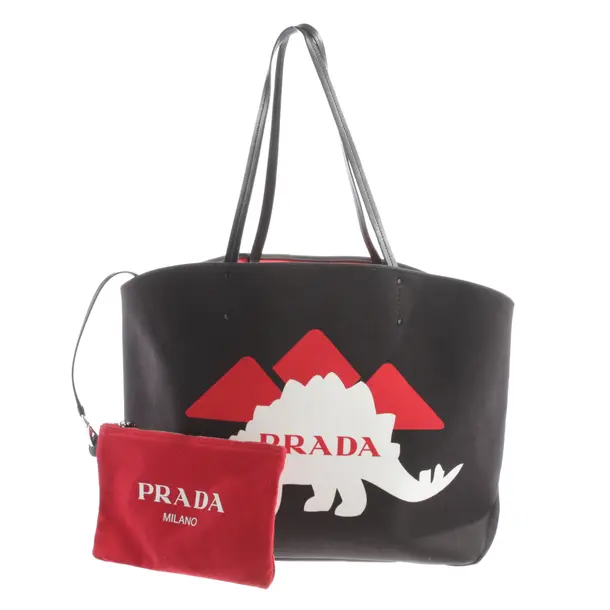 Shopper, in Mehrfarbig, Baumwolle, Prada