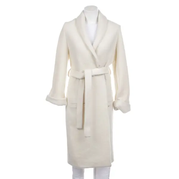 Wintermantel, in Weiss, Wolle, Designerartikel