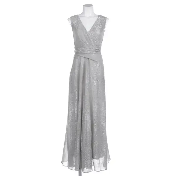 Abendkleid, in Silber, Polyester, Talbot Runhof