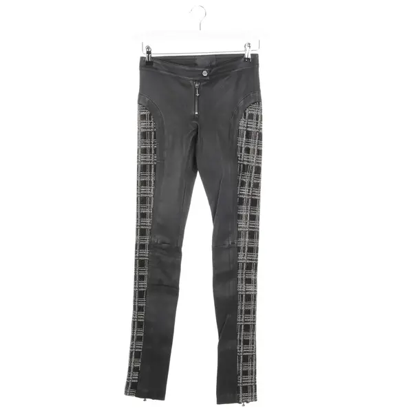 Lederhosen, in Schwarz, Leder, Philipp Plein