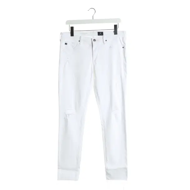 Jeans skinny, in Bianco, Cotone, AG Jeans
