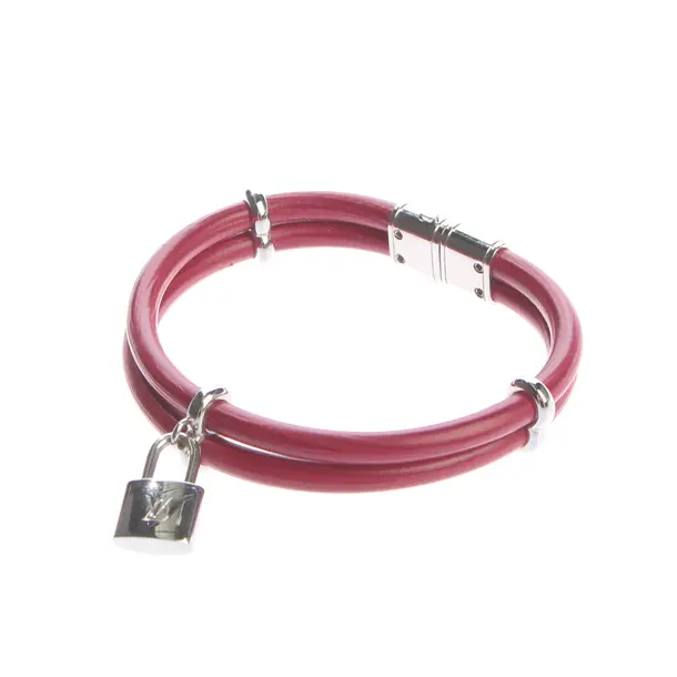Armband in Rot, Sonstige Fasern, Louis Vuitton
