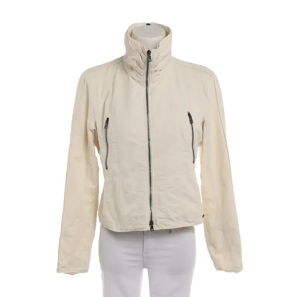 Mid-Season Jacket in White, Cotton, Marc Cain