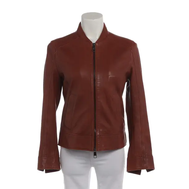 LeatherJacket in Brown, Leather, Hugo Boss