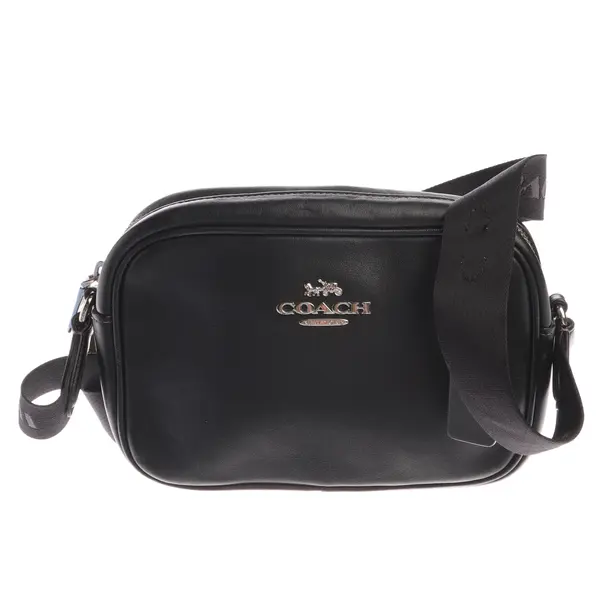 Shoulder Bag in Black, Leather, Coach