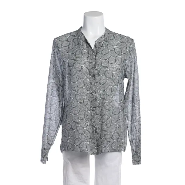 Bluse in Grau, Baumwolle, 0039 Italy