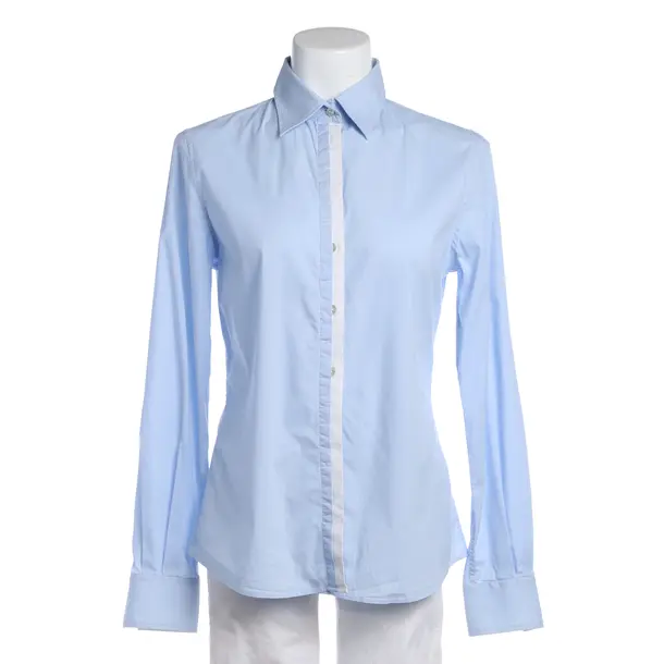 Bluse in Blau, Baumwolle, Dolce & Gabbana