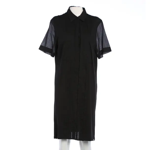Dress, in Black, Cotton, Strenesse