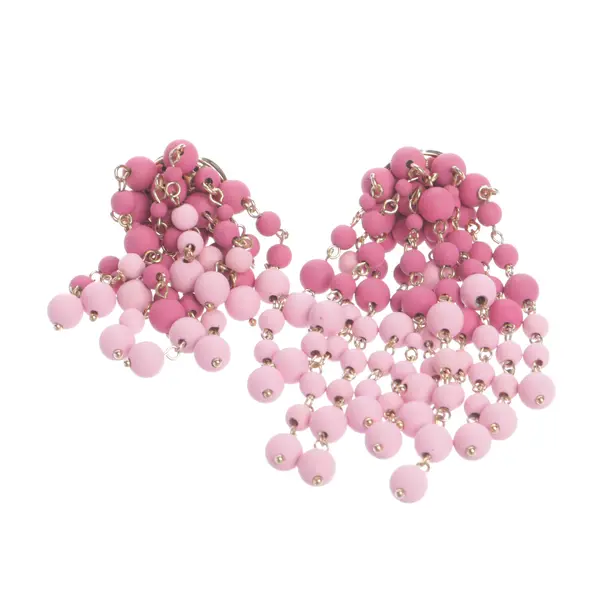 Ohrringe in Rosa, Metall (metallisch, metallisiert), Jacquemus